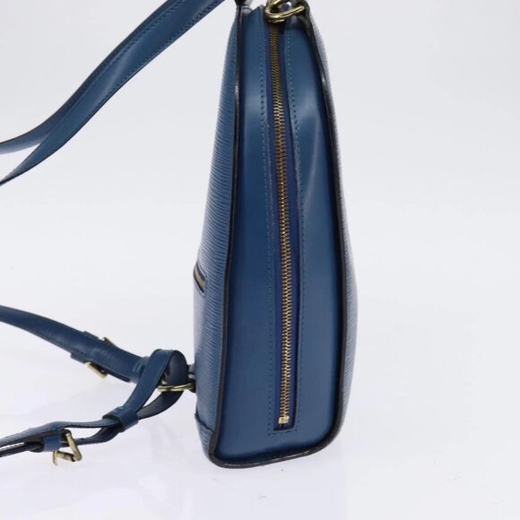 LOUIS VUITTON Epi Mabillon Backpack Blue - Picture 4 of 15